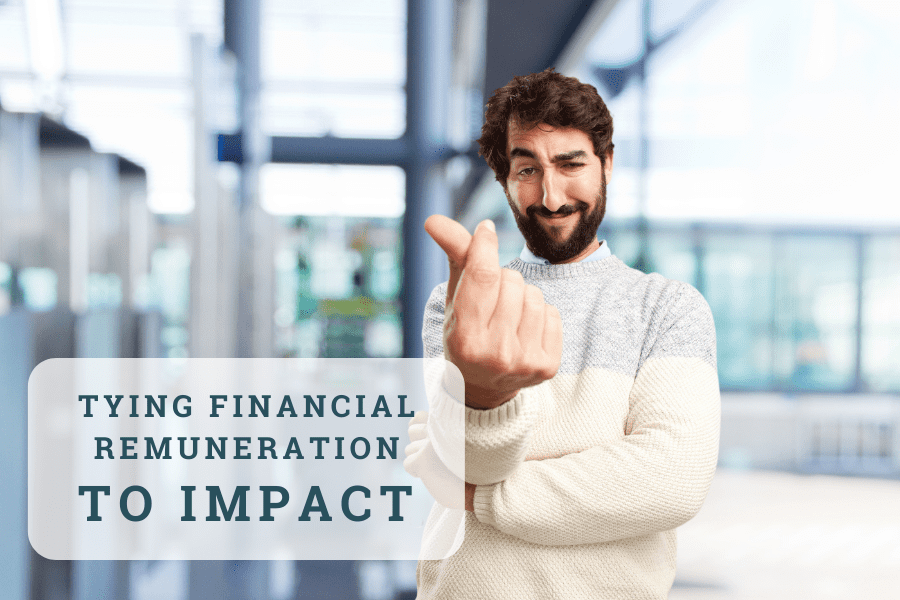 Article on financial remuneration of fund managers tied to the level of impact they create